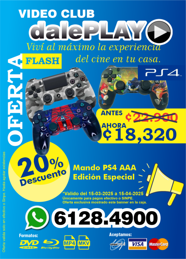 Control para PlayStation 4 Edición Especial AAA
