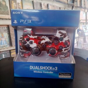 Control de PS3 Camuflado Rojo