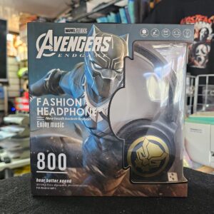 Audífonos inalámbricos son los modelo Avengers 800 de Marvel Pantera Negra